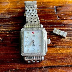 Deco Diamond Stainless Steel Watch